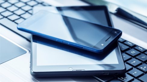Smartphone und Tablet