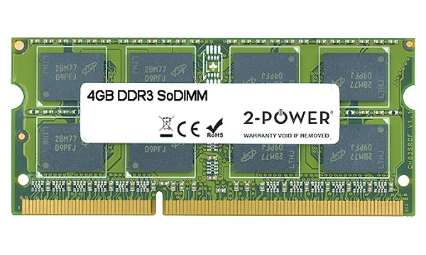 4 GB DDR3 1.066 MHz SoDIMM