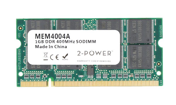 1 GB PC3200 400 MHz SODIMM