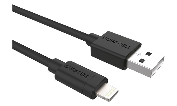 Duracell 2m USB-A auf Lightning Kabel