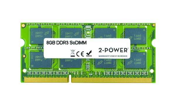 H6Y77AA#ABY 8 GB MultiSpeed 1.066/1.333/1.600 MHz SoDiMM