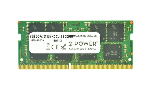 17-x100no 8 GB DDR4 2.133 MHz CL15 SoDIMM