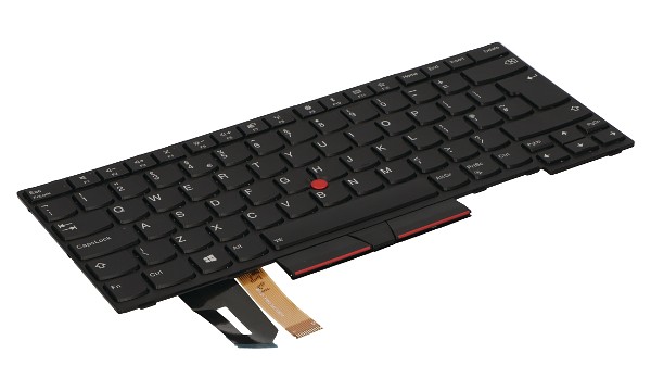 01YP388 Schwarze FRU COMO FL-Tastatur mit Hintergrundbeleuchtung (GB)