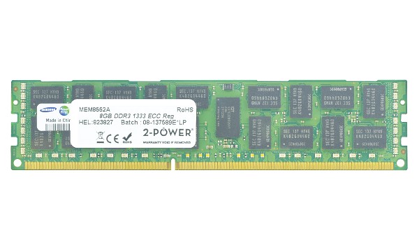 604506-B21 8 GB DDR3 1.333 MHz ECC RDIMM 2Rx4 LV