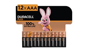 Duracell Plus Power AAA Pack von 12 Batterien