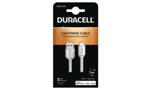 Duracell 1m USB-A-auf-Lightning-Kabel