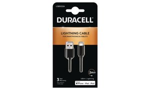 Duracell 2m USB-A auf Lightning Kabel