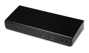 USB-3.0-Dockingstation mit Einzel-/Doppelanzeige