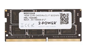 16 GB DDR4 2.400 MHz CL17 SODIMM