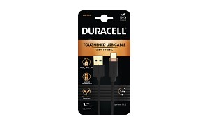Duracell 1 m USB-A-auf-USB-C 3.2 Gen1 geflochten