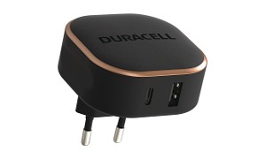 Duracell 30W USB-A + USB-C PPS-Ladegerät