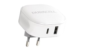 Duracell 30W USB-A + USB-C PPS-Ladegerät