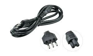 Italian 3 Pin C5 (Cloverleaf) Power Cord